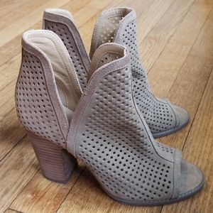 Lucky Brand Peep Toe Booties